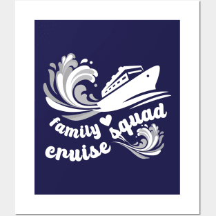 Family Cruise Squad Wavas Posters and Art